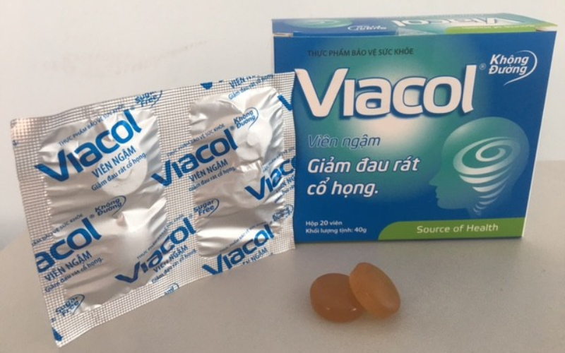 Viên ngậm Viacol – Giải pháp hoàn hảo giúp giảm đau rát cổ họng