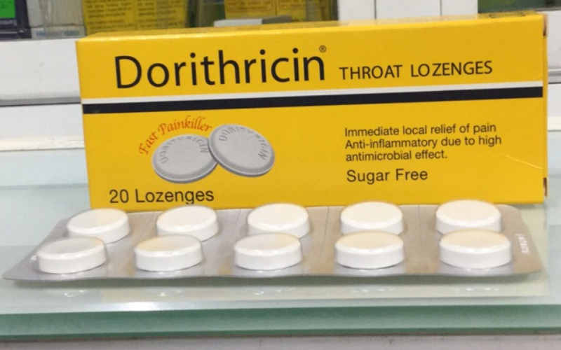 Thuốc ngậm đau họng Dorithricin của Đức