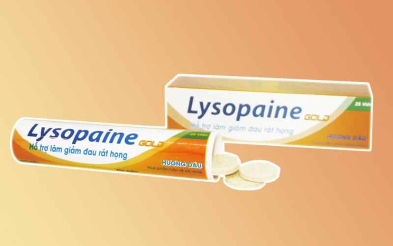 Lysopaine – Viêm ngậm điều trị bệnh viêm họng
