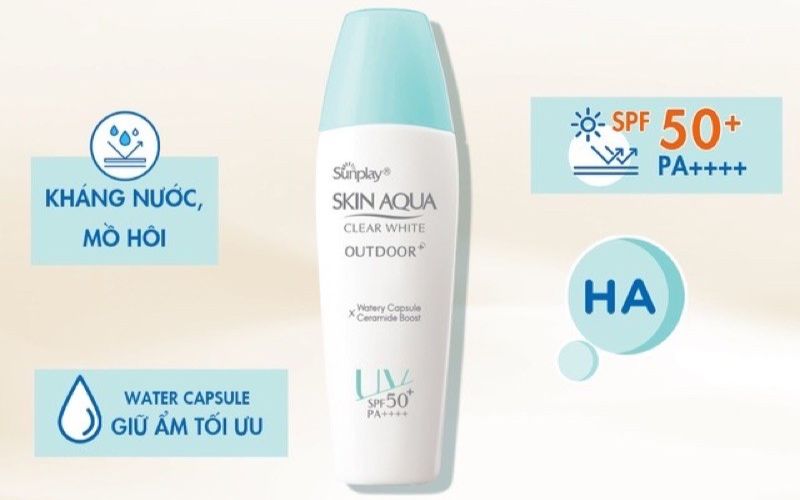 Gel chống nắng dưỡng da khi vận động Sunplay Skin Aqua Outdoor SPF 50+/PA++++