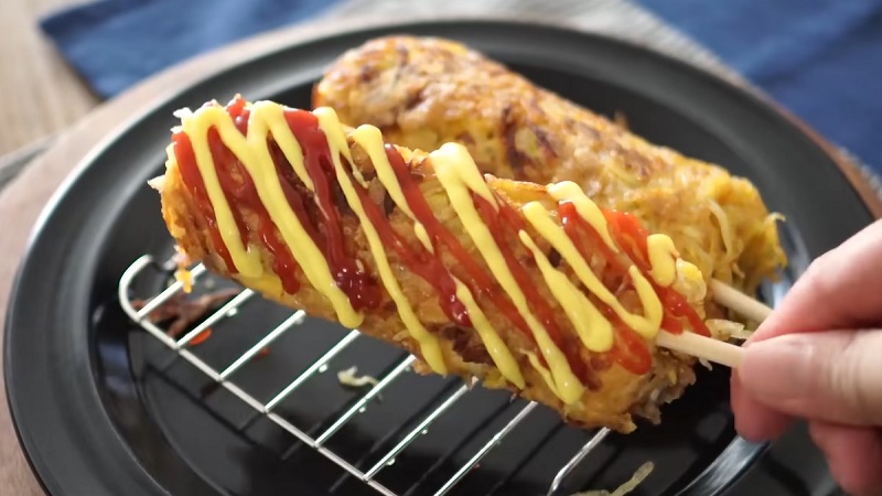 Hotdog khoai tây siêu ngon, hấp dẫn