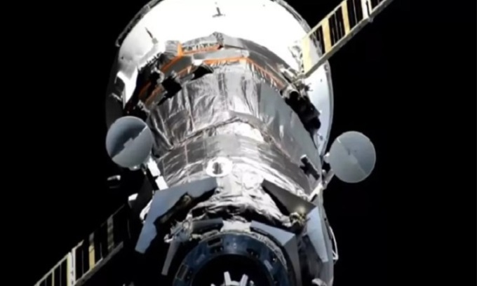 Tàu Progress 82 tách khỏi trạm ISS. Ảnh: Roscosmos