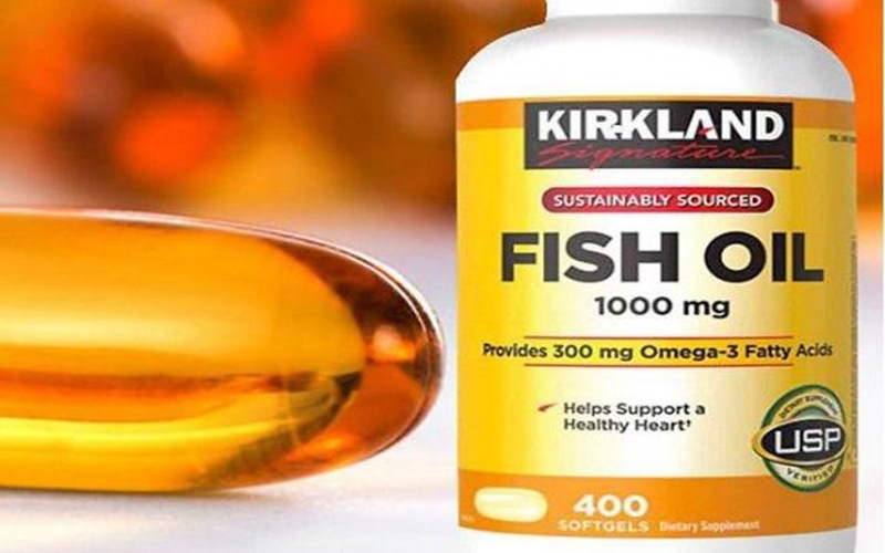 Thuốc bổ mắt Fish Oil 1000mg Kirkland