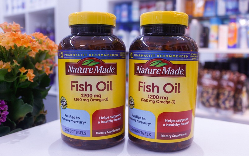 Thuốc bổ mắt Omega 3 Nature Made Fish Oil