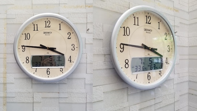 Đồng hồ treo tường điện tử Greenwich nội địa Nhật