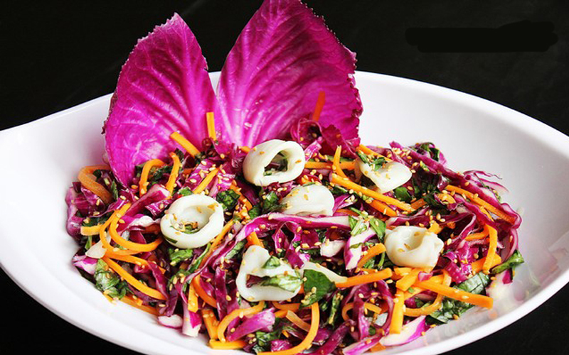 Salad bắp cải tím