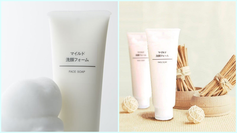 Sữa rửa mặt Muji với các thành phần lành tính và dịu nhẹ cho làn da