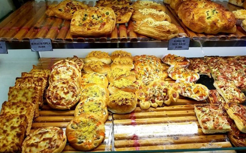 Bánh mì mặn ở ABC Bakery