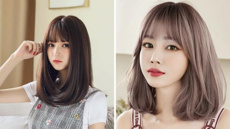 5 kiểu tóc ngang vai Hàn Quốc hot nhất dù già hay trẻ cứ cắt là lung linh  xinh xắn vô cùng