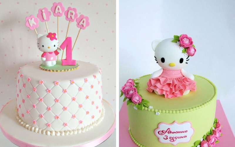 Bánh sinh nhật Hello Kitty 3D dễ thương