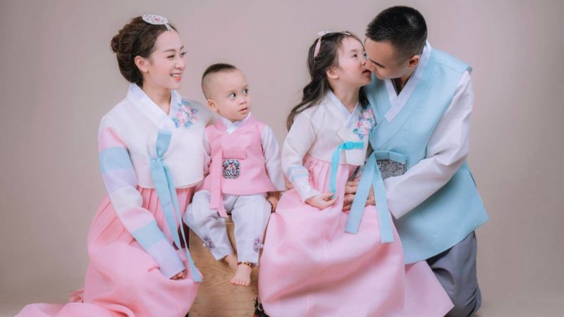 Concept chụp ảnh gia đình kiểu Hàn Quốc