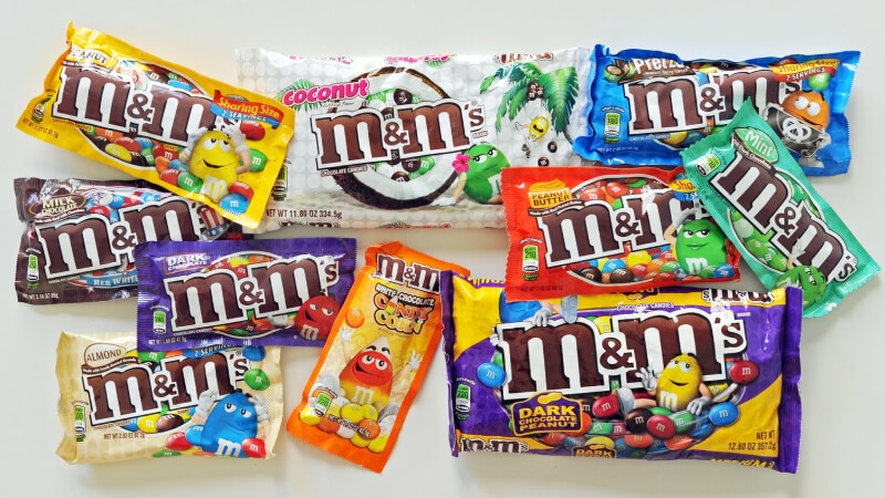 M&M's là thương hiệu kẹo socola nổi tiếng
