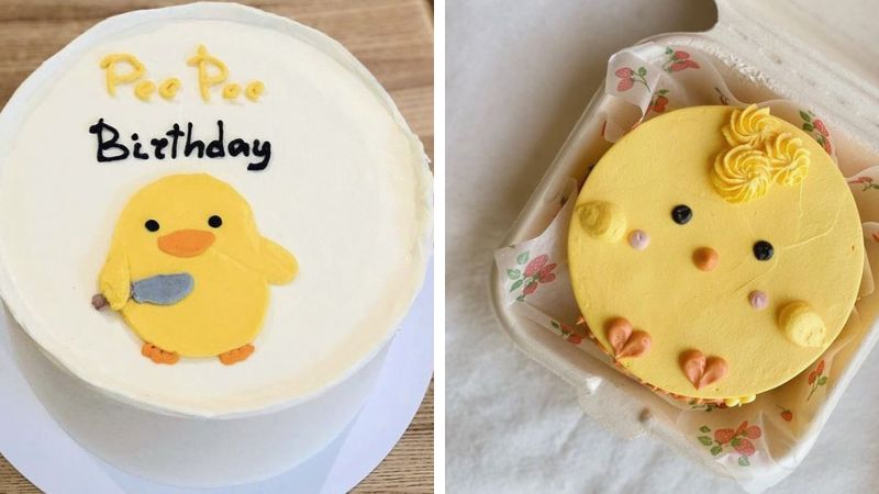bánh sinh nhật gà mái 3D