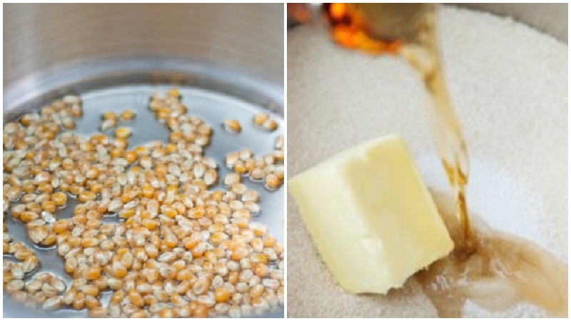 Cách làm bắp rang bơ caramel