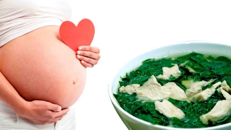 Mang thai tháng thứ 8 không nên ăn rau ngót