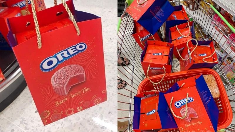 Bánh trung thu Oreo có thể mua ở chợ, siêu thị,...