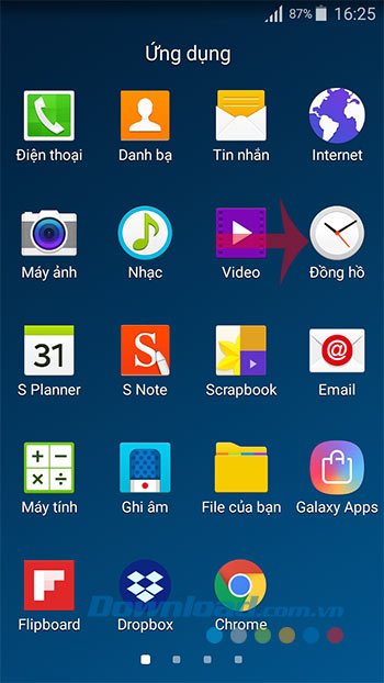 Báo thức Android