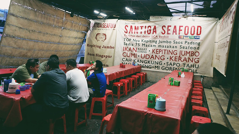 Santiga Seafood Stalls