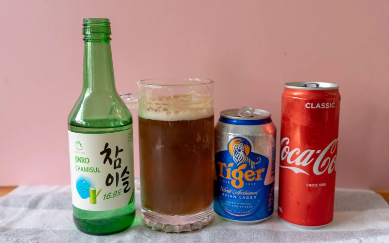 Cojinganmek - Coke-soju-beer BOMB!