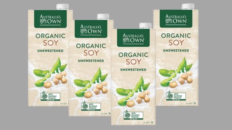 Sữa đậu nành Australia's Own không đường hộp 1 lít
