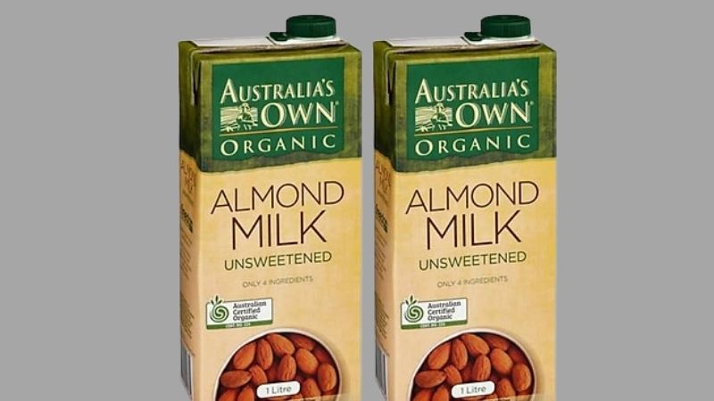 Sữa hạnh nhân hữu cơ Úc không đường 1L
