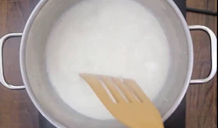 Nấu sữa gạo rang