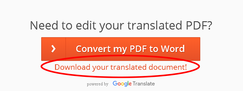 Download your translated document