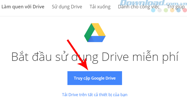 Truy cập Google Drive