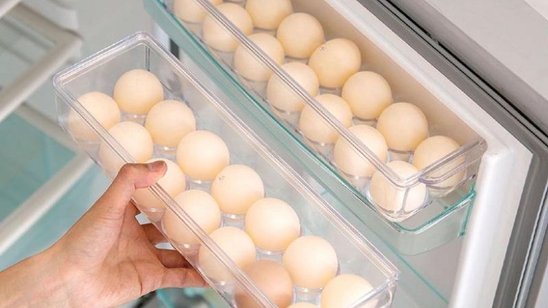 Bảo quản trứng muối trong tủ lạnh