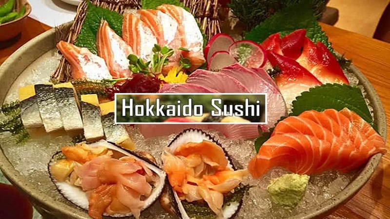 Các món ăn hấp dẫn tại Sushi Hokkaido Sachi