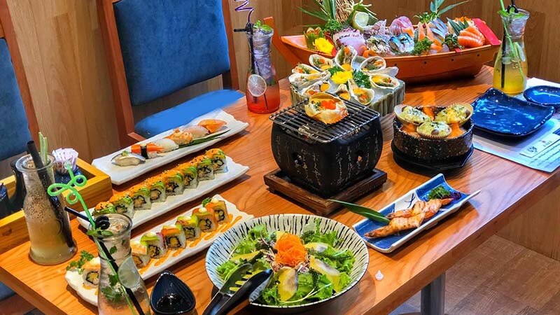 Một số món ăn tại Sushi Haru