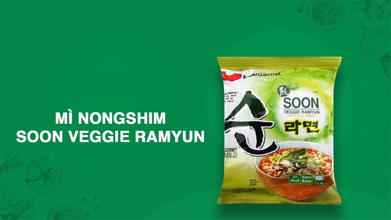 Mì chay Nongshim Soon Veggie Ramyun