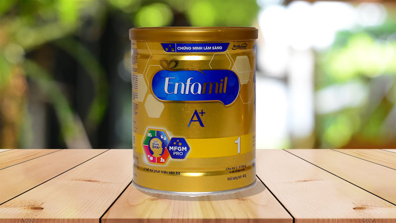 Sản phẩm sữa Enfamil A+ dùng cho trẻ từ 0 - 6 tháng tuổi