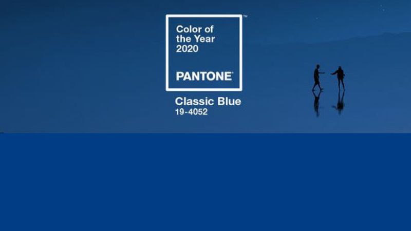 Màu sắc chủ đạo của Pantone 2020 - Xanh cổ điển (Classic Blue 19-4052)