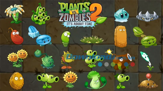 Các Loại Cây Mới Trong Plants Vs. Zombies 2