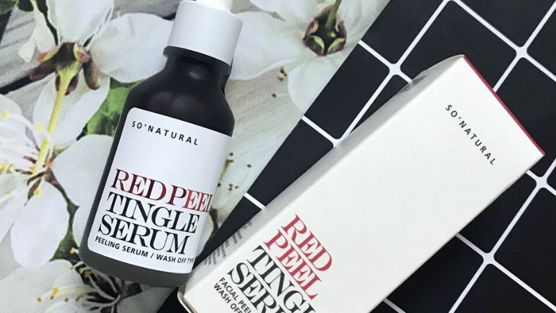 Serum Red Peel của So Natural có tác dụng phụ không?