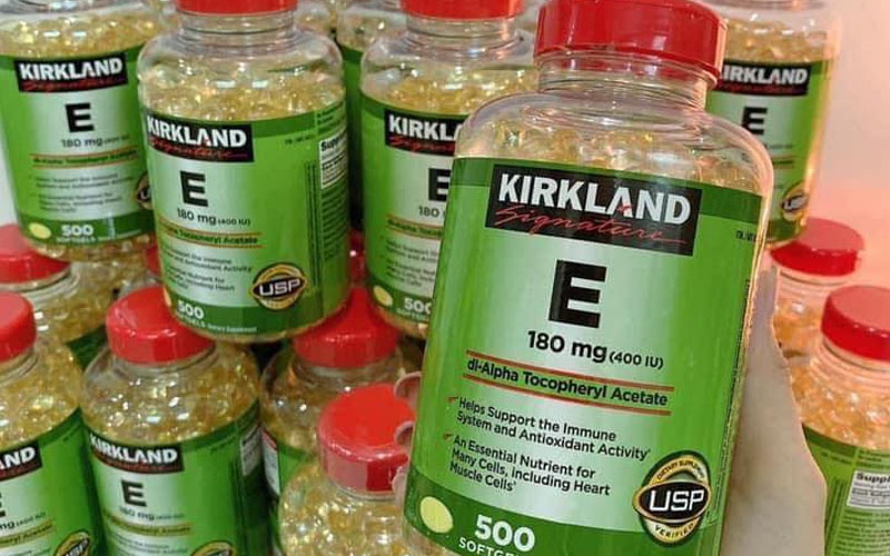 Viên uống vitamin E 400 IU của Kirkland