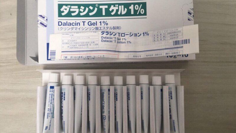 Lưu ý khi sử dụng kem chấm mụn Nhật Bản Dalacin T Gel 1%