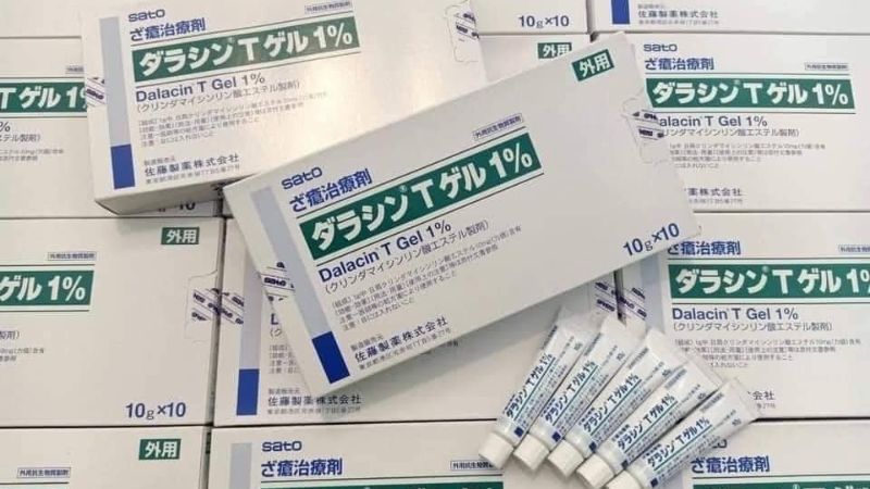 Kem chấm mụn Nhật Bản Dalacin T Gel 1% mua ở đâu? Giá bao nhiêu?