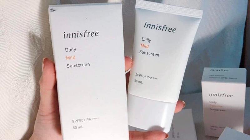 Kem chống nắng Innisfree Daily Mild Sunscreen