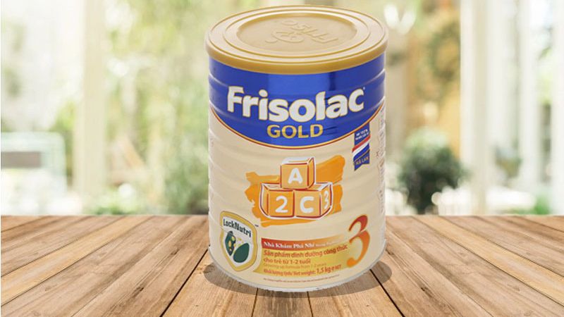 Sữa bột Frisolac gold số 3 dành cho bé từ 1-2 tuổi