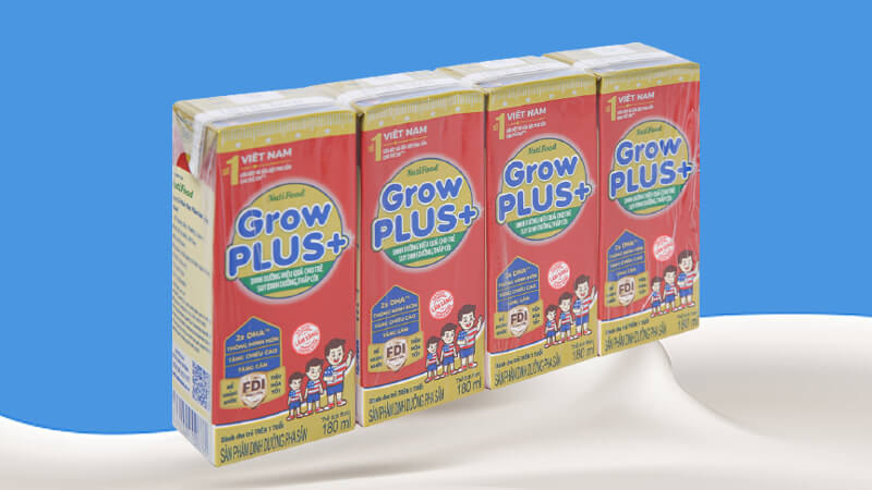 Grow Plus+ màu đỏ hương vani