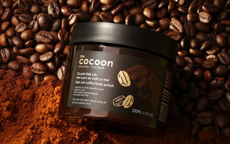 Tẩy da chết cà phê Đăk Lăk của Cocoon