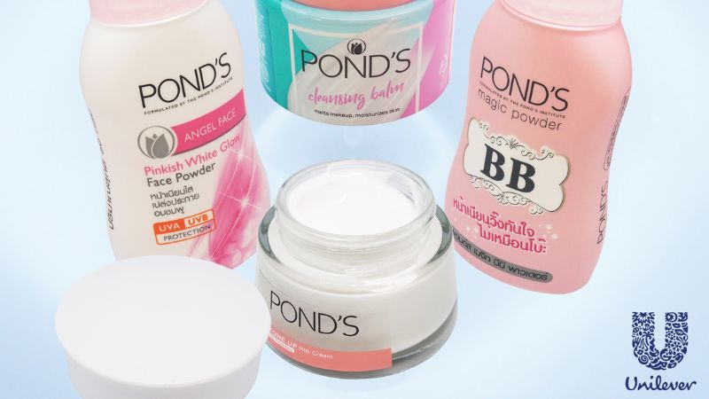 Thương hiệu Pond’s với đa dạng dòng sản phẩm chăm sóc da từ sâu bên trong