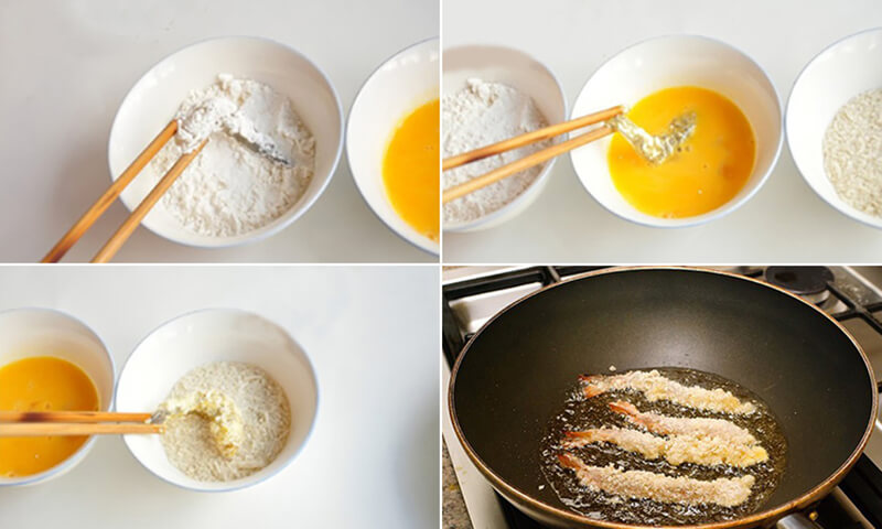 Cách làm món tempura tôm