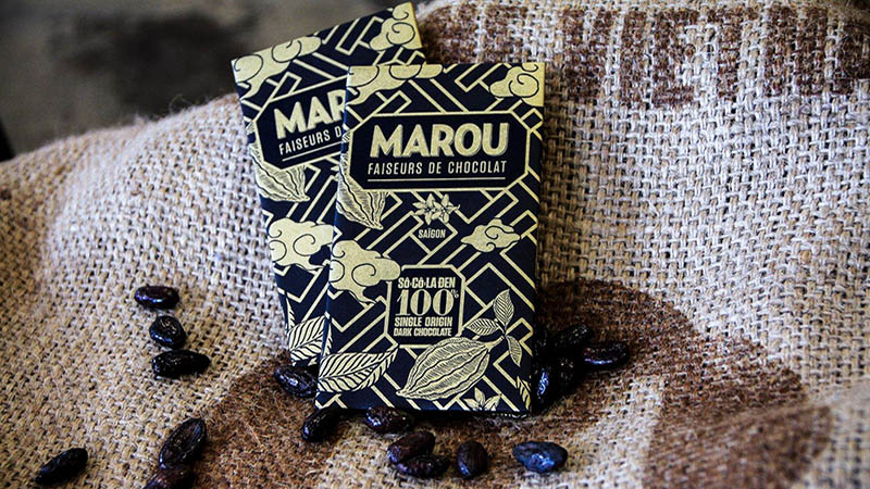 Socola đen 100% nguyên chất Marou