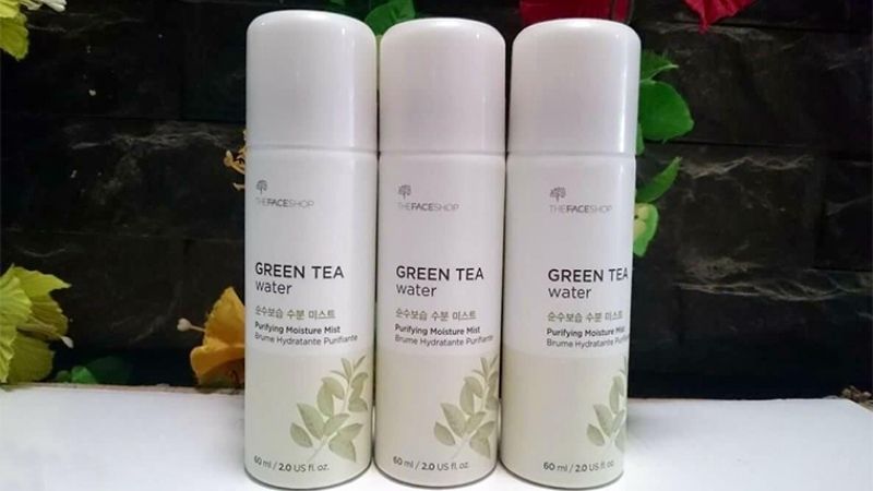 Xịt khoáng The Face Shop Green Tea Water Purifying Moisture Mist