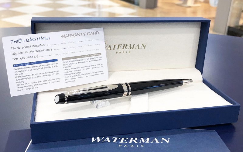 Waterman là thương hiệu bút bi nổi tiếng tại Pháp và thế giới