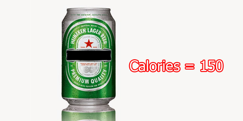 1 lon bia thông thường chứa khoảng 150 calo, thường không ảnh hưởng nhiều đến cơ thể