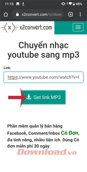 Get tệp tin MP3
